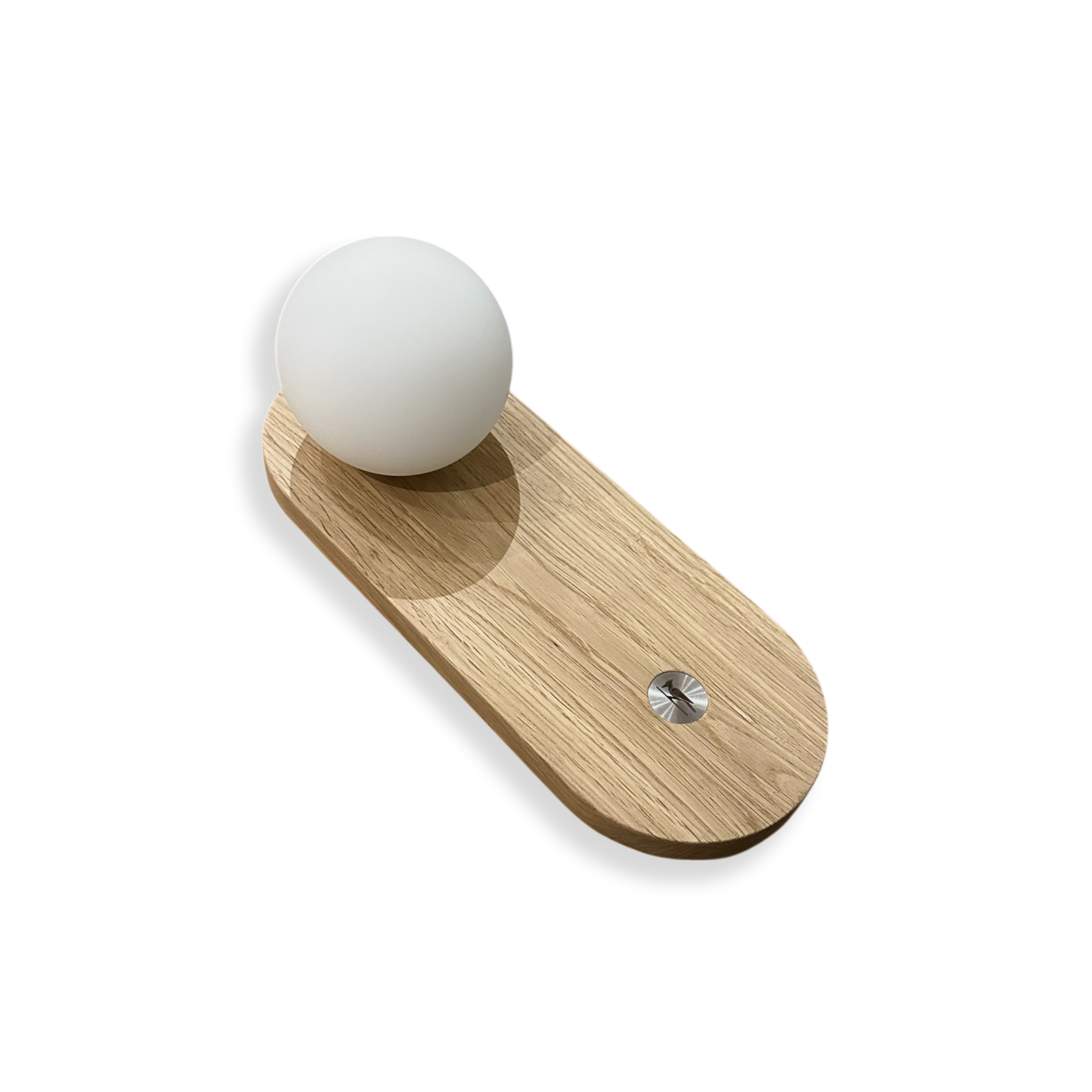 Luna Oval Aplik / Meşe