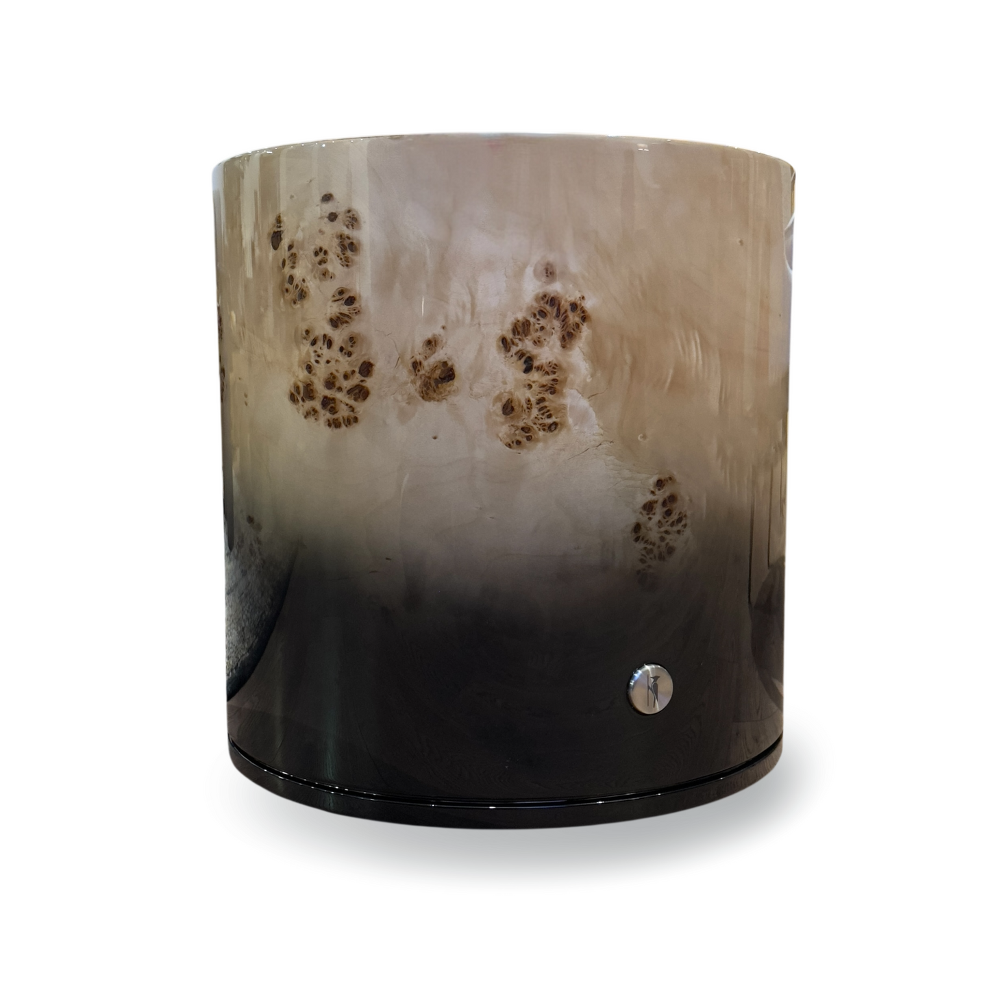 GRUND - Mazel Kök Sehpa / Siyah & Naturel / Parlak