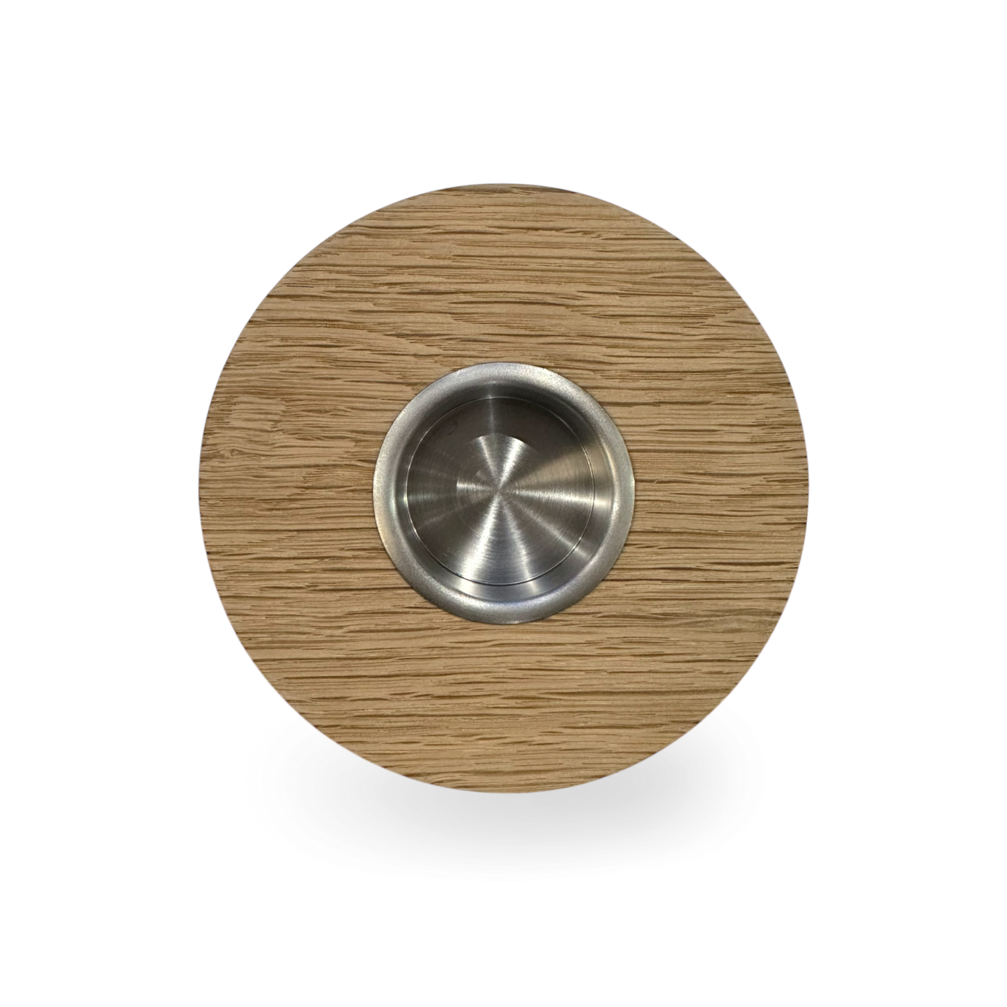 Tealight Mumluk / Meşe & Paslanmaz