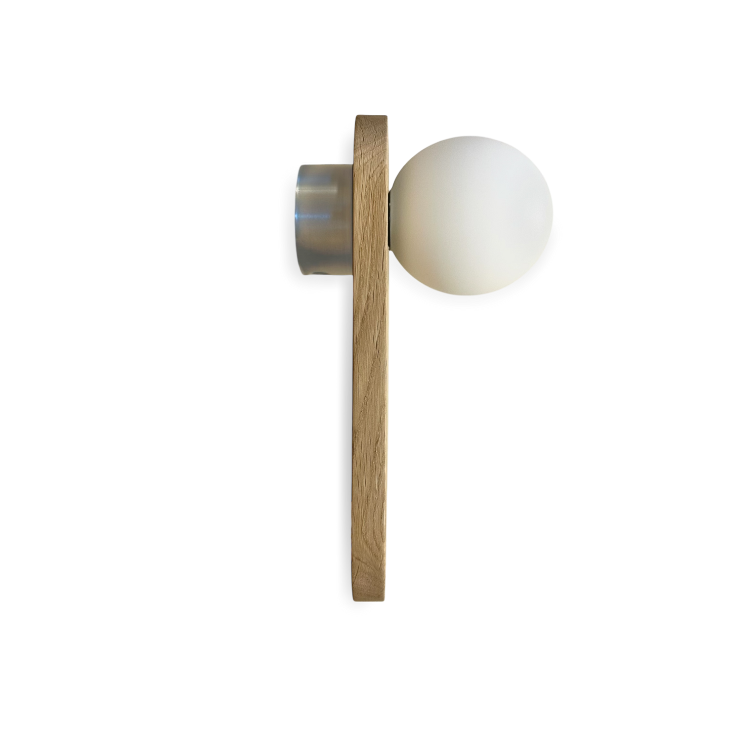 Luna Oval Aplik / Meşe