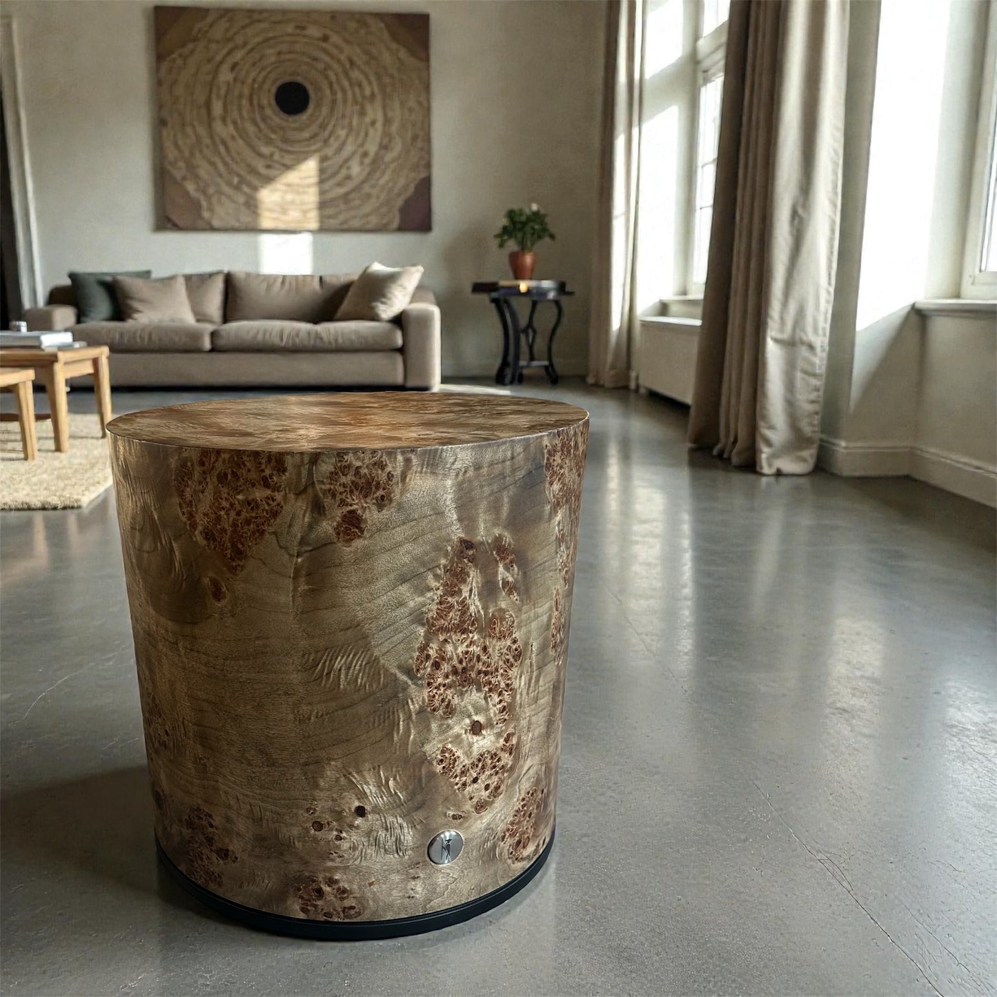 GRUND - Mazel Kök Sehpa / Koyu Meşe