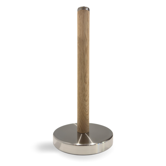 Kağıt Havlu Standı / Meşe & Paslanmaz