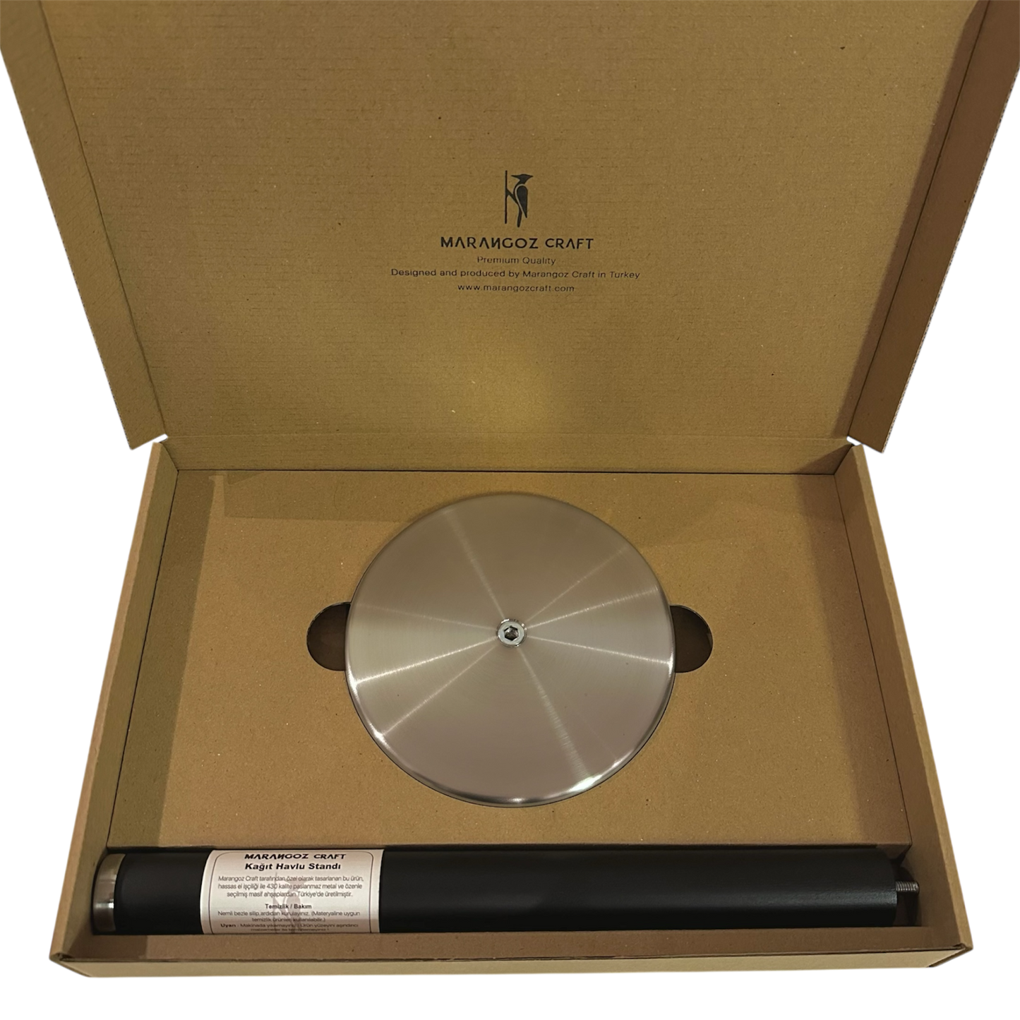 Kâğıt Havlu Standı / Siyah & Paslanmaz