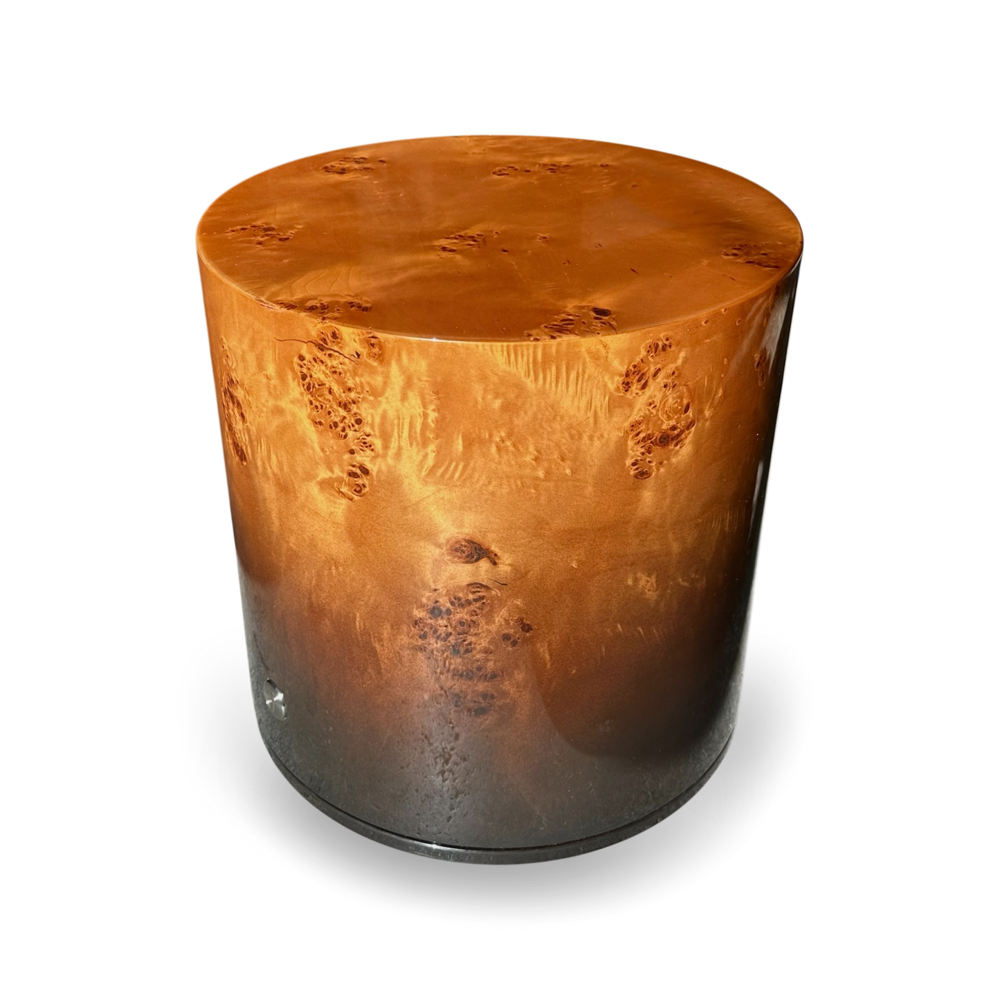 GRUND - Mazel Kök Sehpa / Siyah & Karamel / Parlak