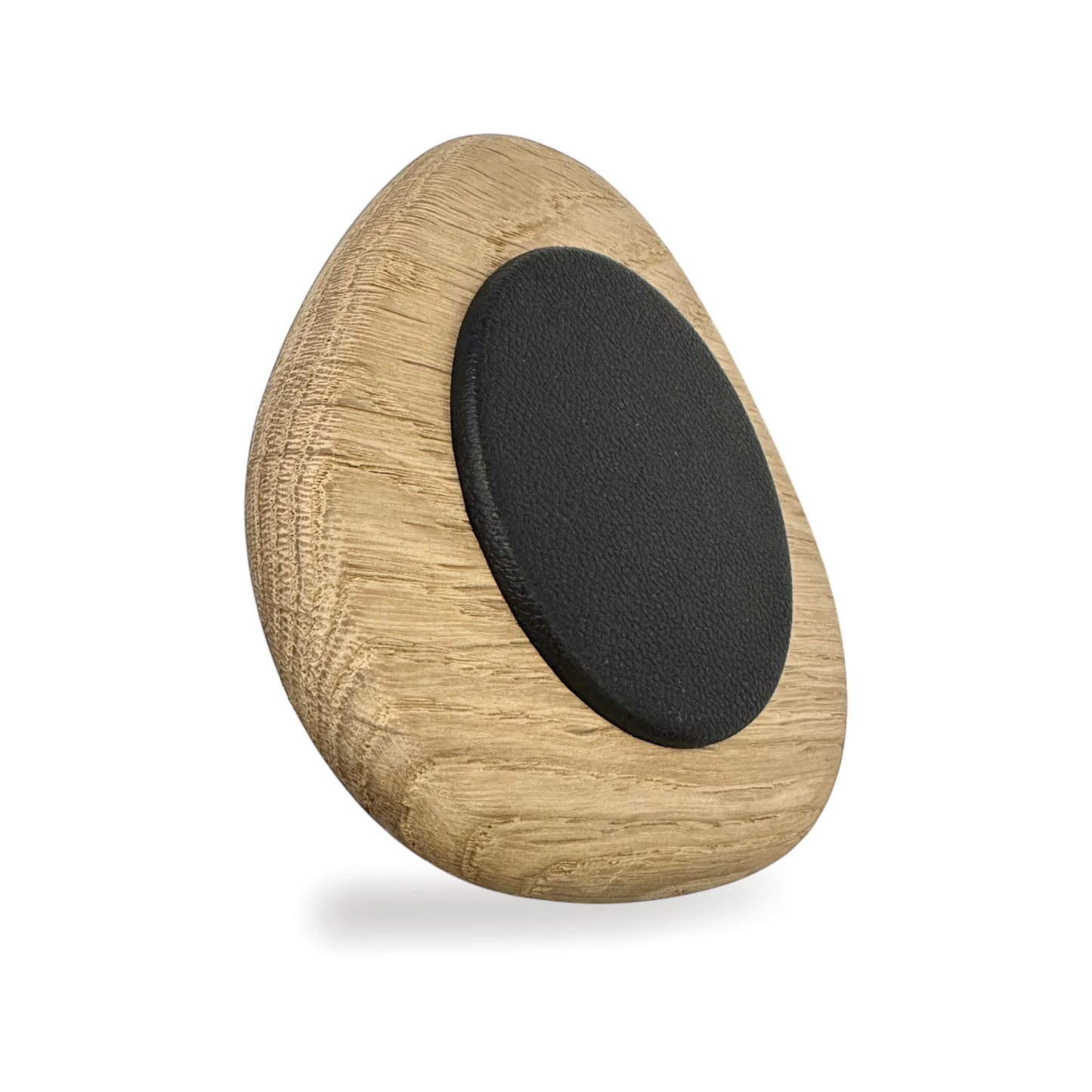 Bardak Altlığı Serbest Form / Meşe & Deri