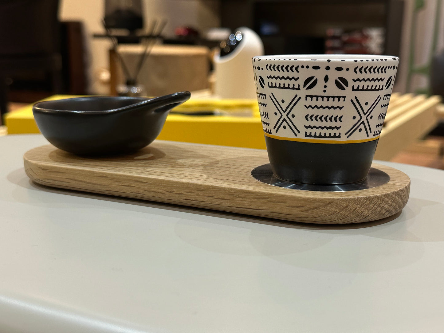 Mini Sunum - Meşe / Paslanmaz Çelik