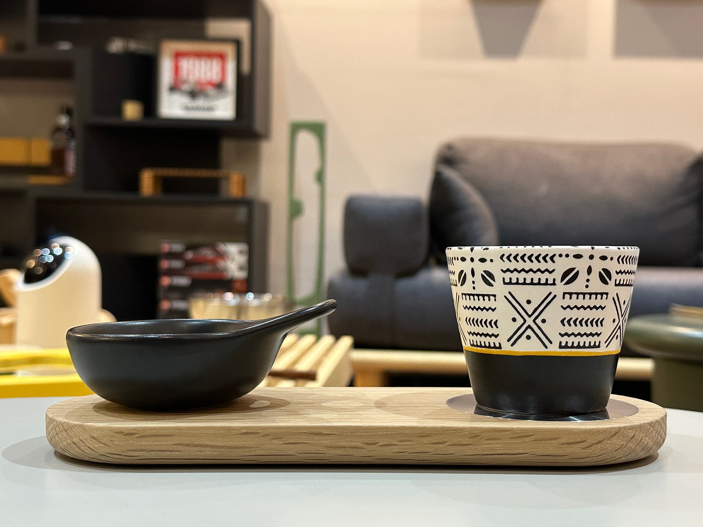 Mini Sunum - Meşe / Paslanmaz Çelik